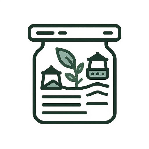 Miniwelten in Gläsern